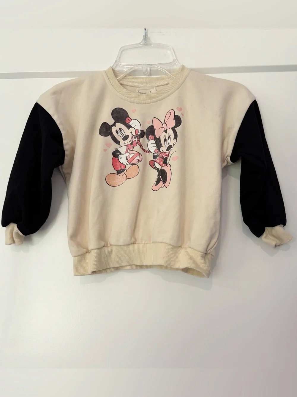 Magical Little Babes Minnie and Mickey Mouse Crewneck Sweatshirt 2/3yrs